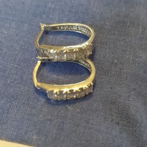 Sterling silver hoops